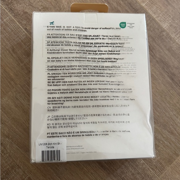 Little Unicorn Stretch Knit Crib Sheet - Picture 4 of 4